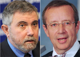 Paul Krugman and Toomas Henrik Ilves