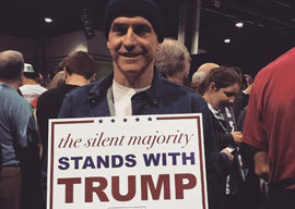 The author at the Atlanta, GA Donald Trump rally