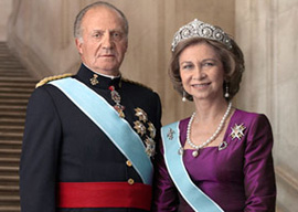 King Juan Carlos and Queen Sofia of Spain