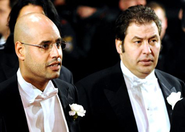 Dr. Saif Gaddafi and Mustafa Zarti
