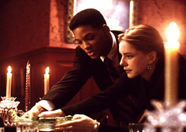 Will Smith and Stockard Channing in Six Degrees of Separation