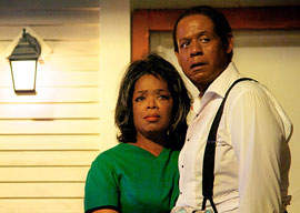 Oprah Winfrey and Forest Whitaker