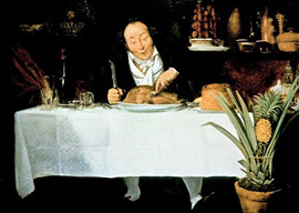 The Gourmand by Louis LÃ©opold Boilly