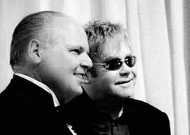 Rush Limbaugh and Elton John