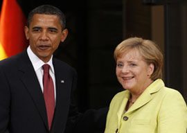 President Barack Obama and Chancellor Angela Merkel