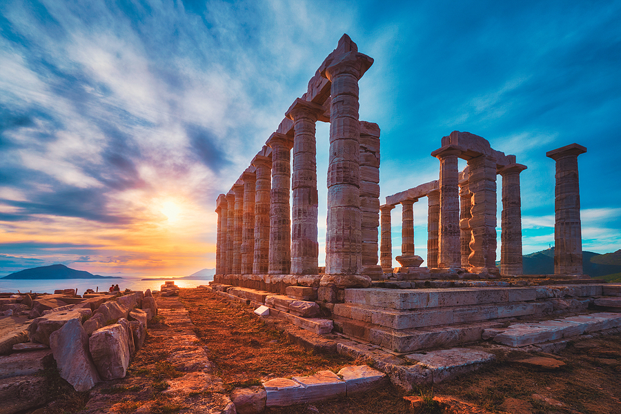 Temple of Poseidon, Sounion, Greece