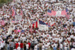 immigrants march to protest illegal immigration, Phoenix, AZ