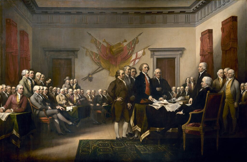 <em>Declaration of Independence</em> by John Trumbull