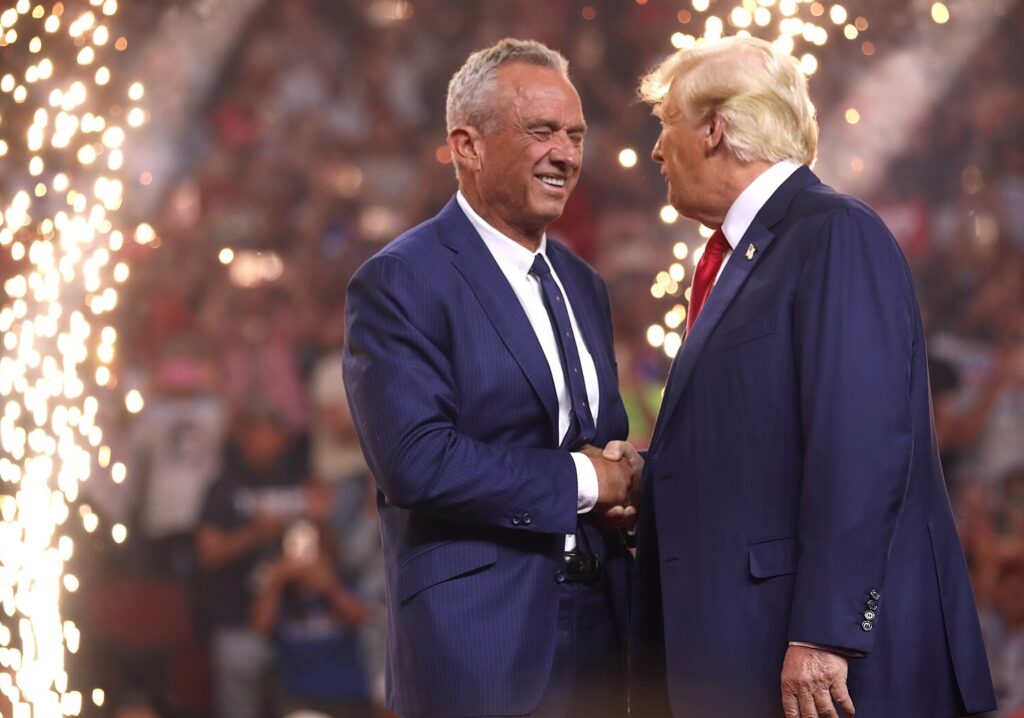 Robert F. Kennedy Jr. and Donald Trump